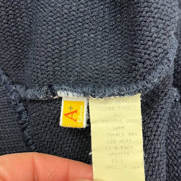 Vintage Uniform Sweater | Navy Blue - Picture 7 of 7